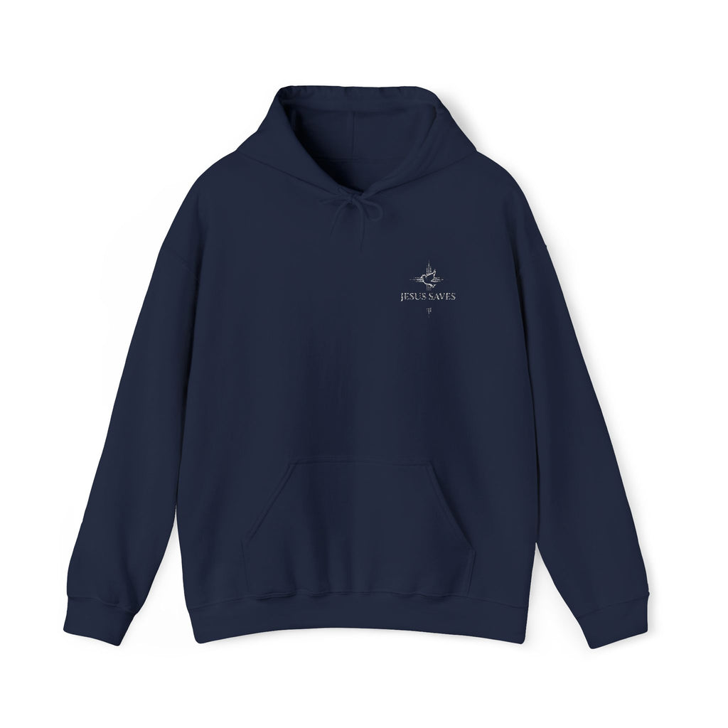Jesus Saves Embroidered Hoodie —  Christian Sweatshirt