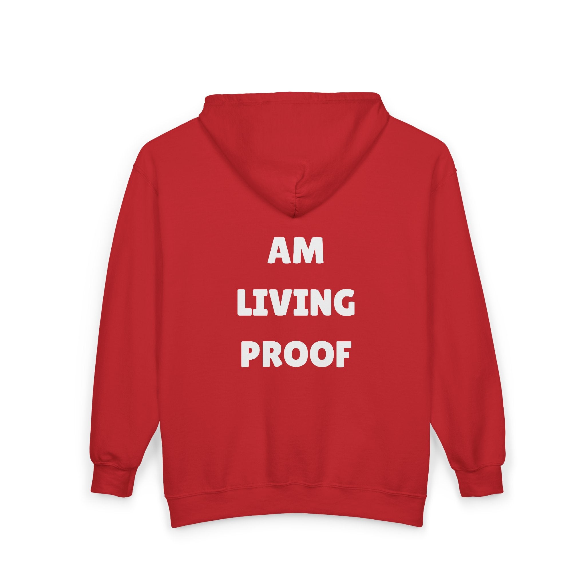 Full Zip Hooded Sweatshirt - Jesus Saves Design