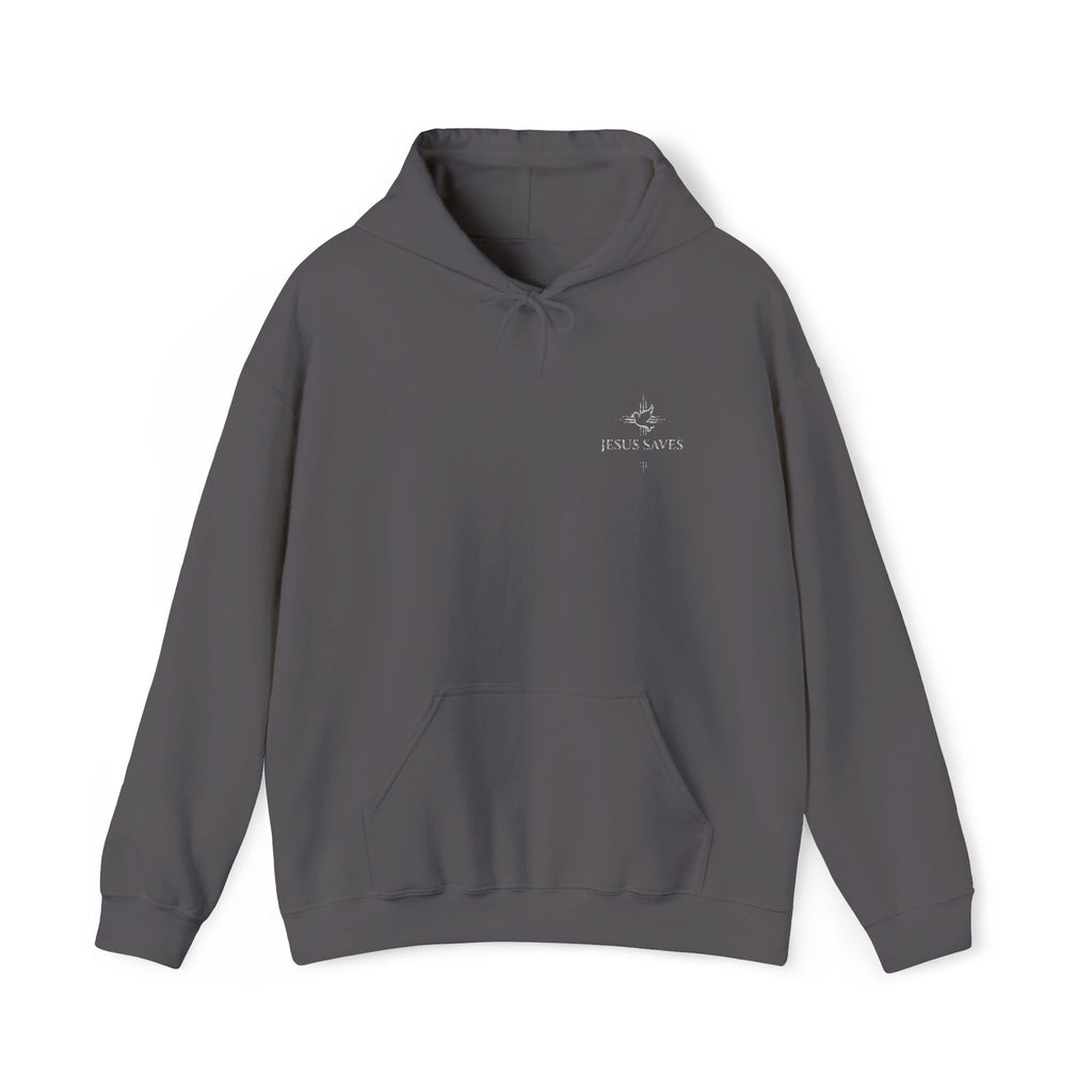 Jesus Saves Embroidered Hoodie —  Christian Sweatshirt