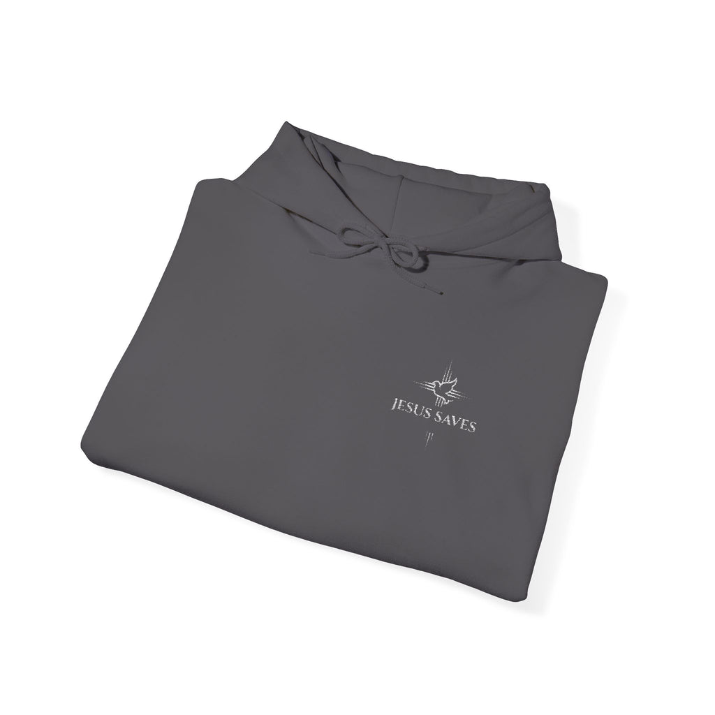 Jesus Saves Embroidered Hoodie —  Christian Sweatshirt