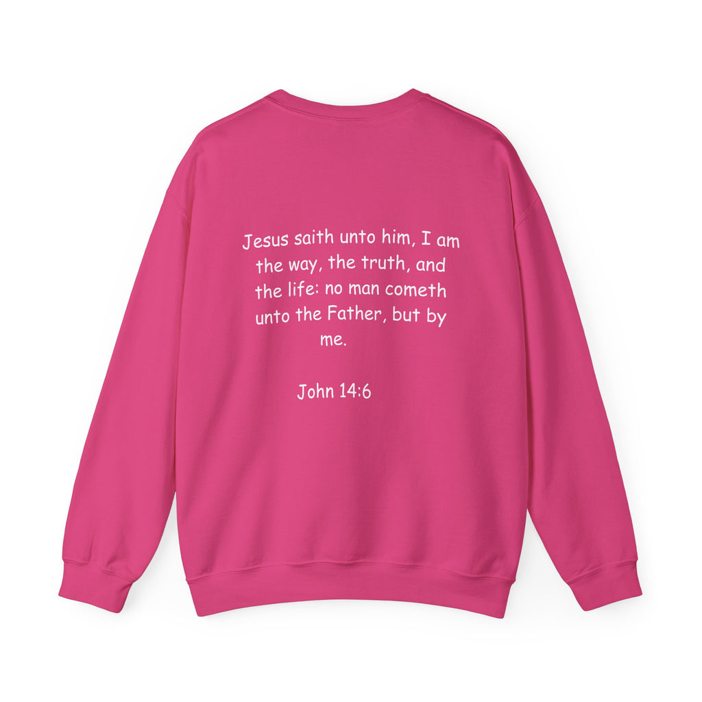 King Jesus Crewneck Sweatshirt — "King Jesus Is More Than A Brand" Religious Pullover