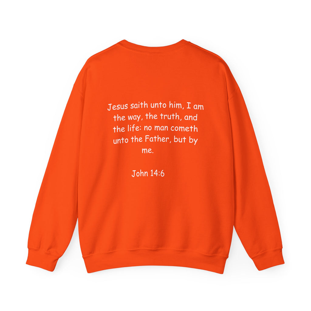 King Jesus Crewneck Sweatshirt — "King Jesus Is More Than A Brand" Religious Pullover