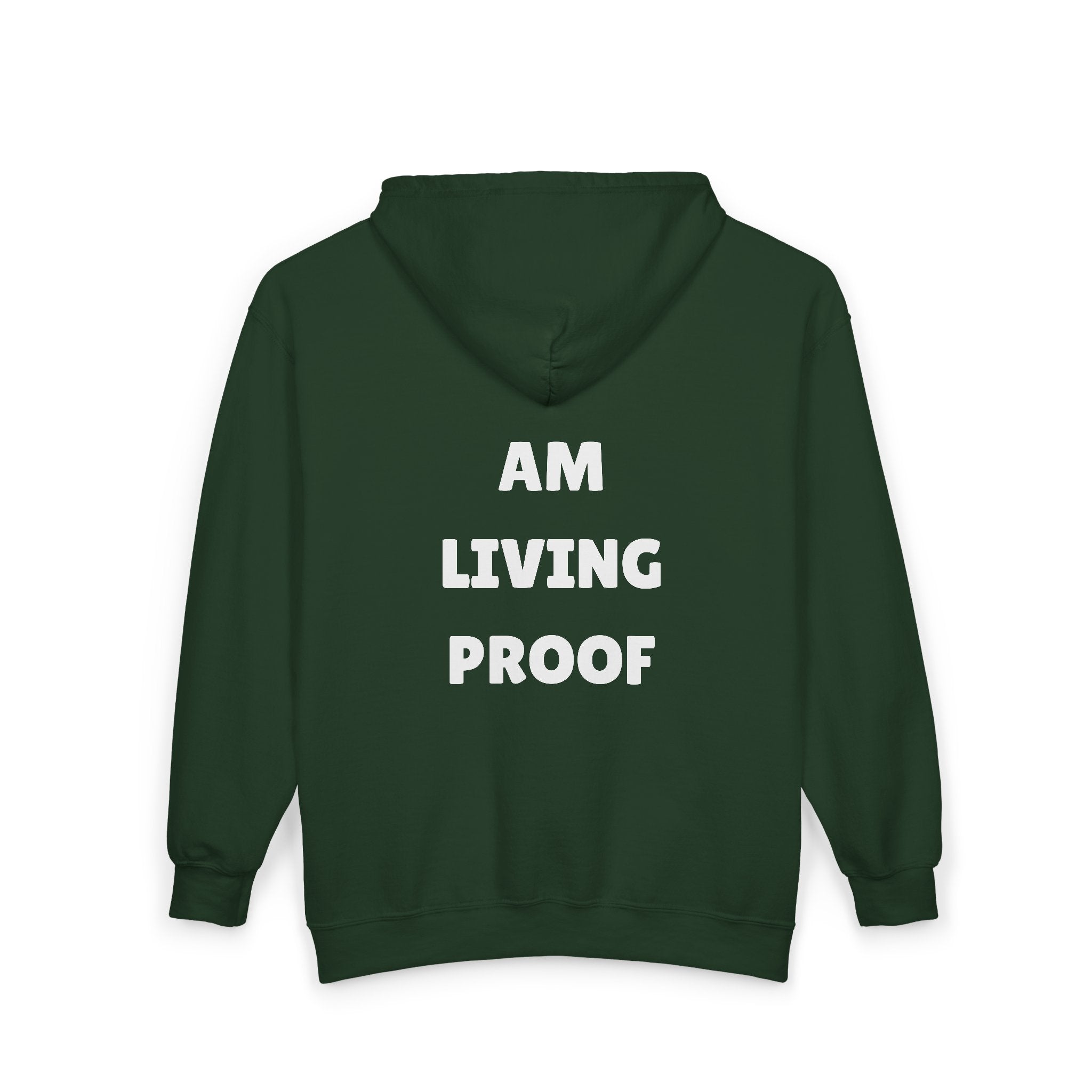 Full Zip Hooded Sweatshirt - Jesus Saves Design