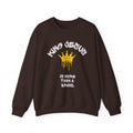 King Jesus Crewneck Sweatshirt — "King Jesus Is More Than A Brand" Religious Pullover